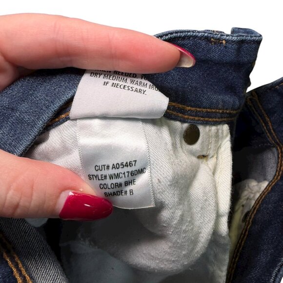 Hudson Beth Mid-Rise Baby Bootcut Flap Pocket Jeans Size 24 - Picture 7 of 8